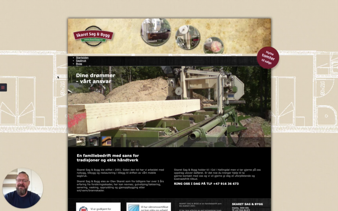 Hvordan flytte en webside til Optima Media?